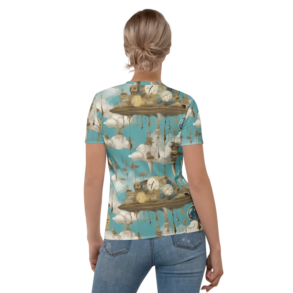 Cloudbound Horology on Women's Crew Neck T-Shirt — Back