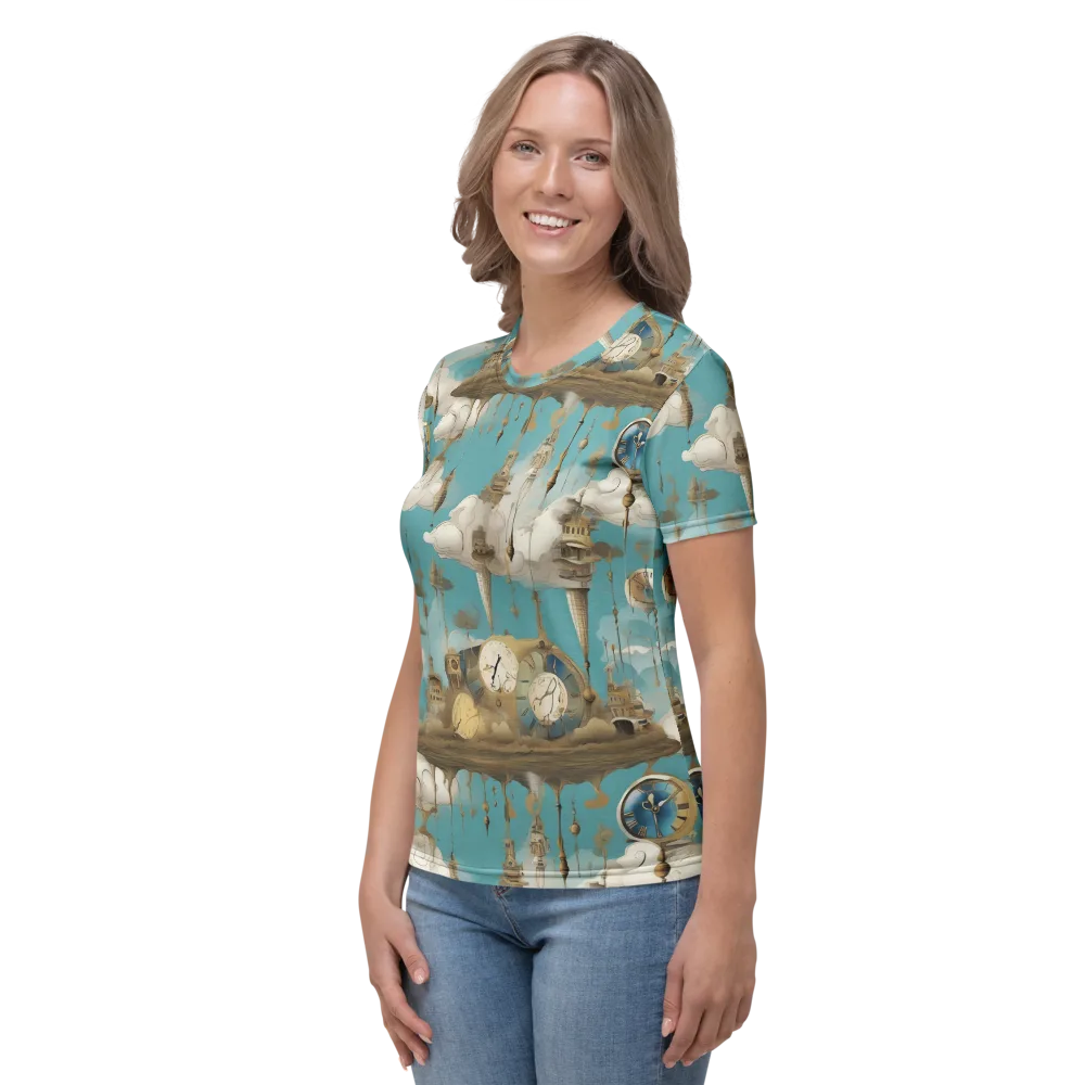 Cloudbound Horology on Women's Crew Neck T-Shirt — Left