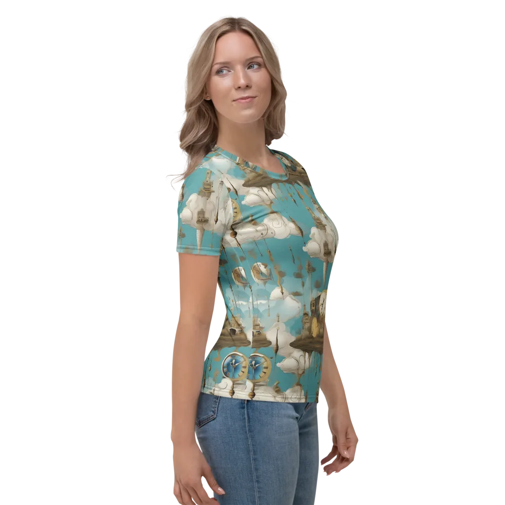 Cloudbound Horology on Women's Crew Neck T-Shirt — Right