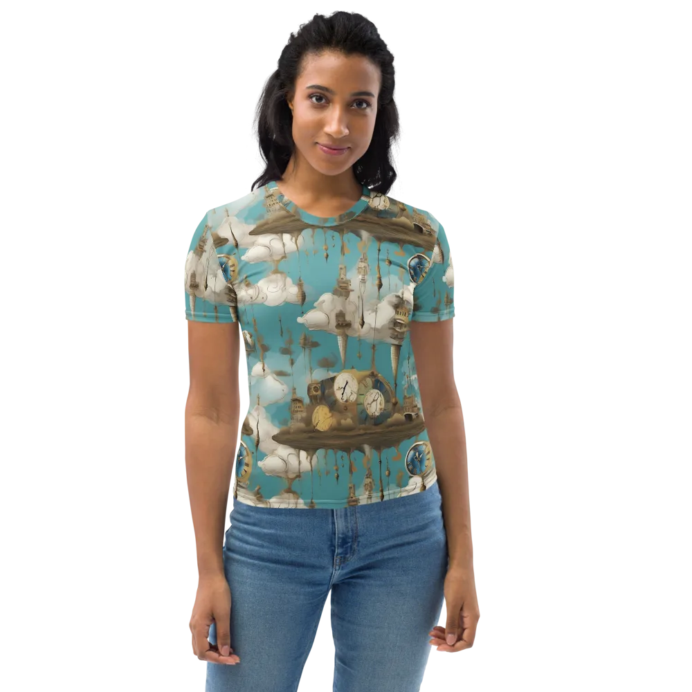Cloudbound Horology on Women's Crew Neck T-Shirt — Front