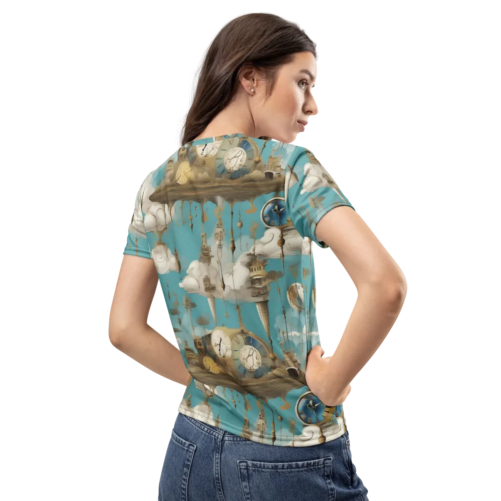 Cloudbound Horology on Women's Crew Neck T-Shirt — Back