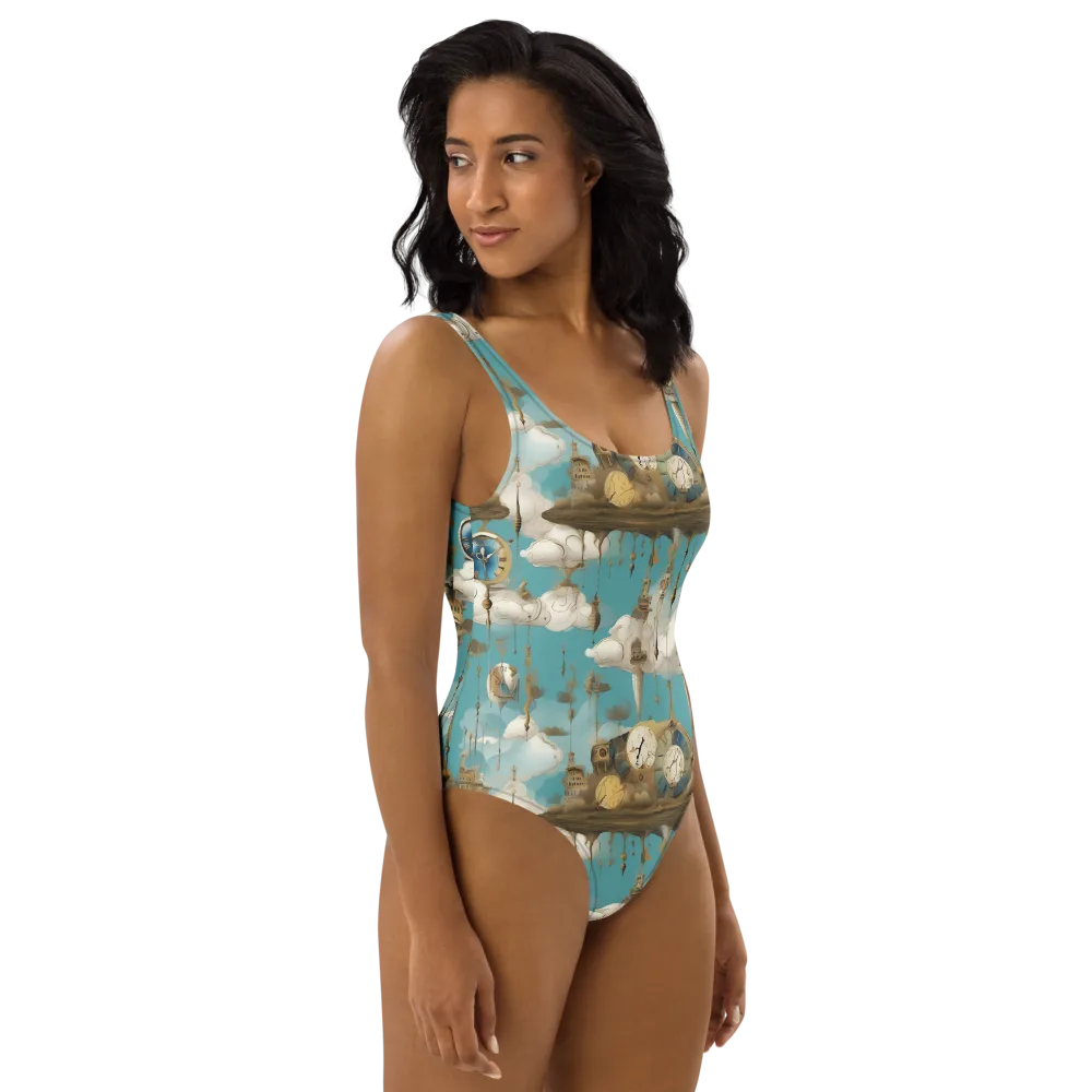Cloudbound Horology on One-Piece Swimsuit — Right