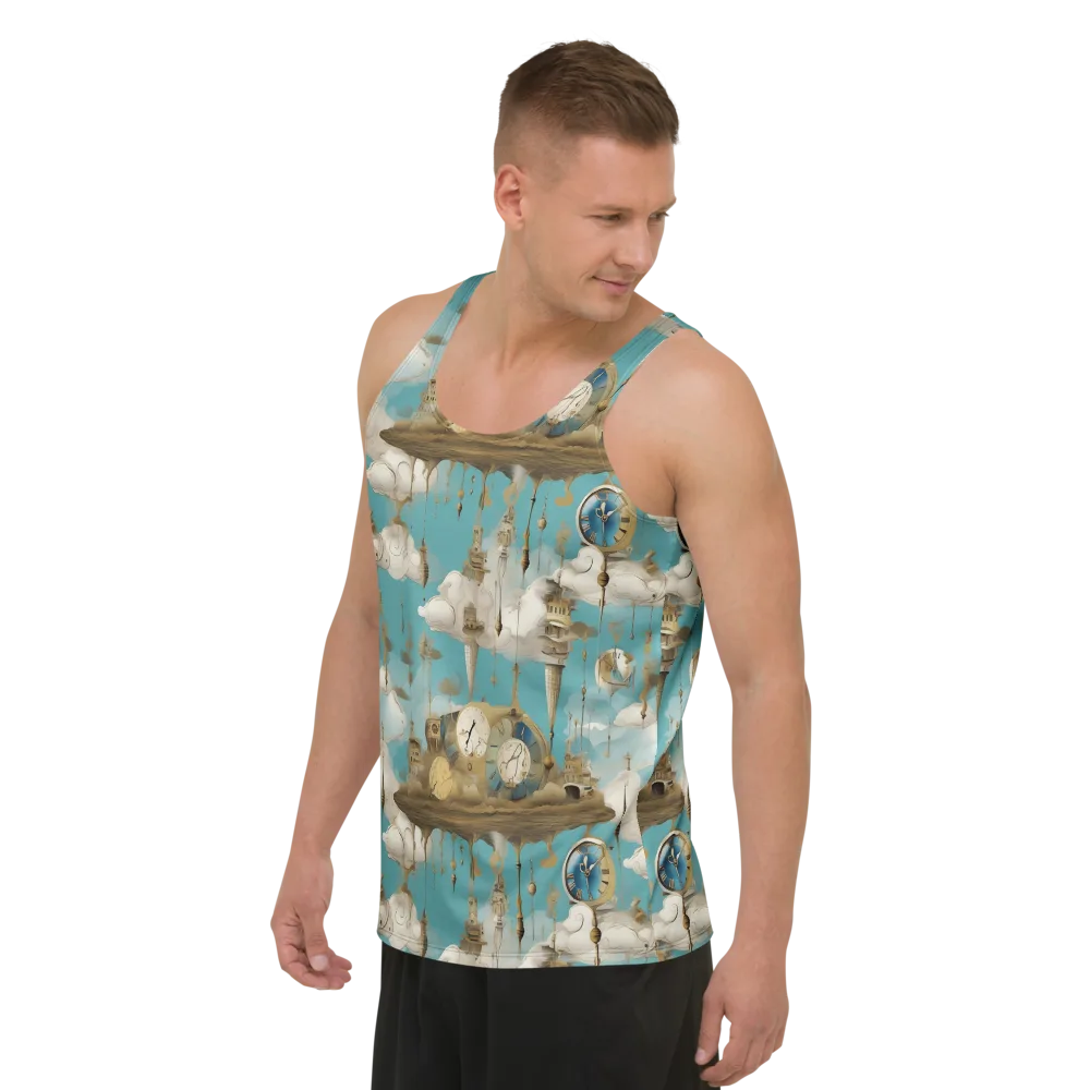 Cloudbound Horology on Men's Tank Top — Left Front