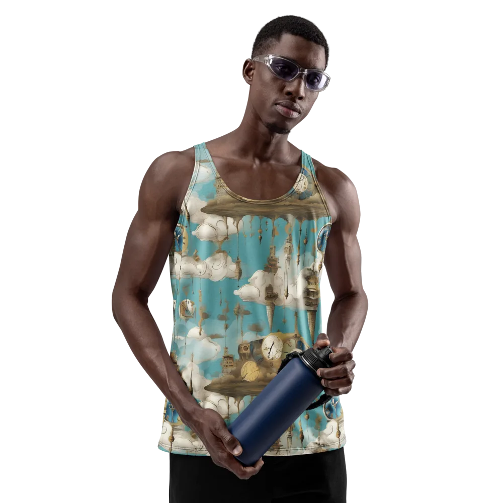 Cloudbound Horology on Men's Tank Top — Front