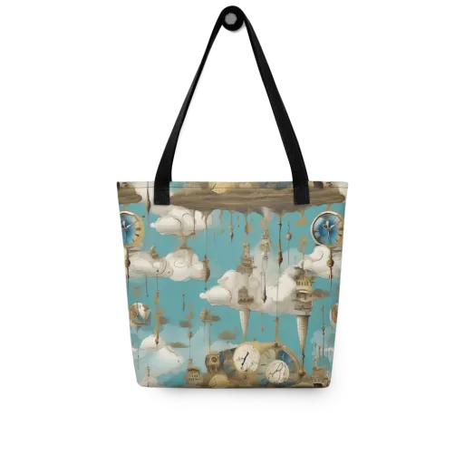 Cloudbound Horology on a Tote Bag