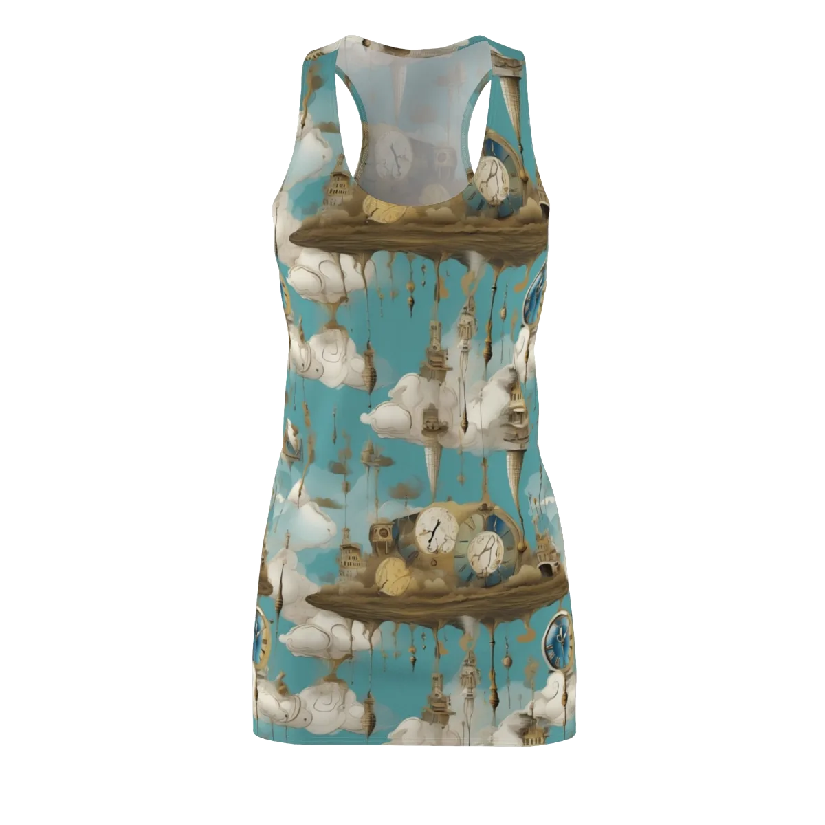 Cloudbound Horology on Racerback Dress — Front