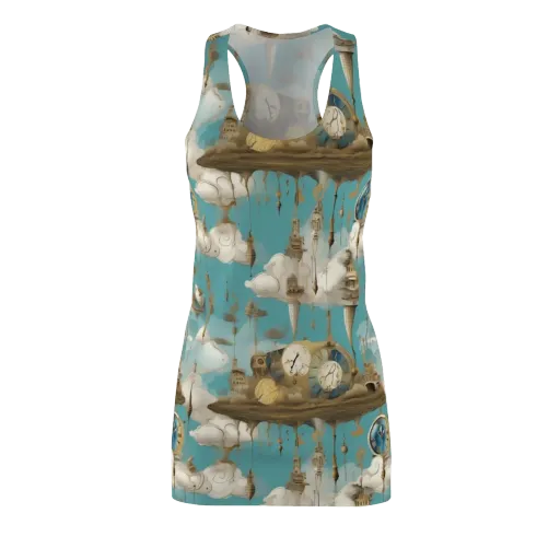 Cloudbound Horology on a Racerback Dress