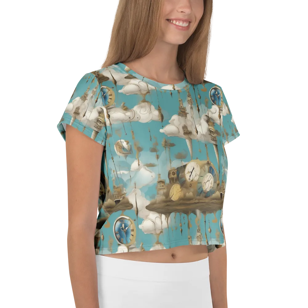 Cloudbound Horology on Crop Tee — Right