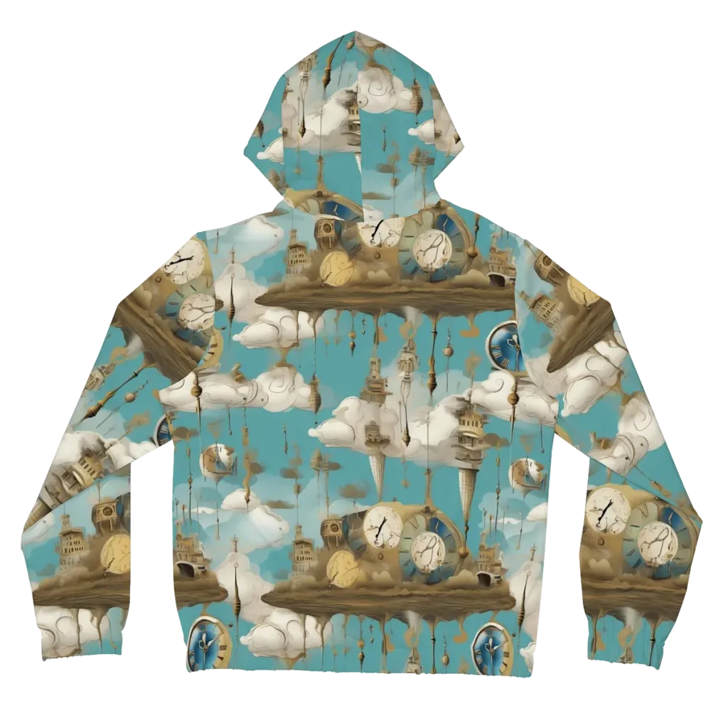Cloudbound Horology on Women's Full-Zip Hoodie — Back