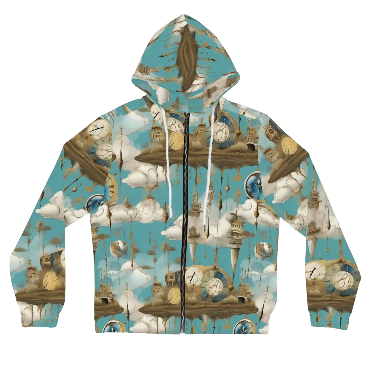 Cloudbound Horology on Women's Full-Zip Hoodie — Front