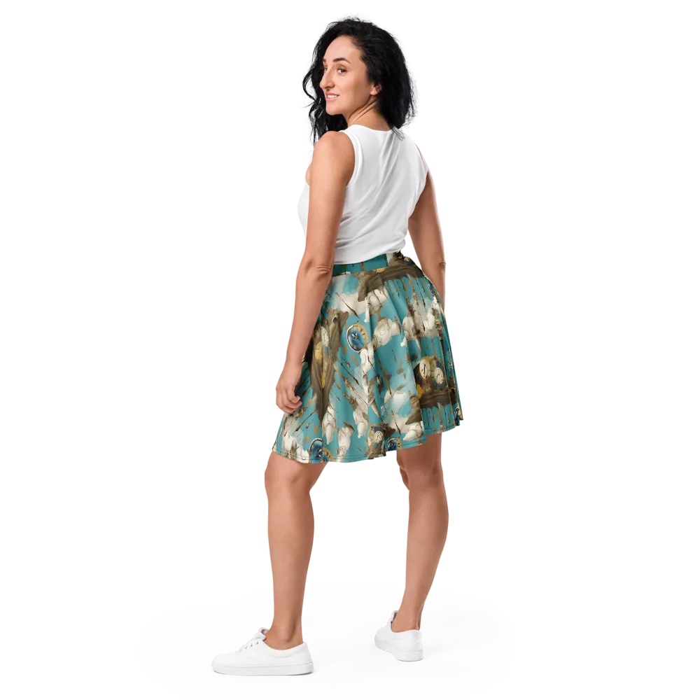 Cloudbound Horology on Skater Skirt — Back
