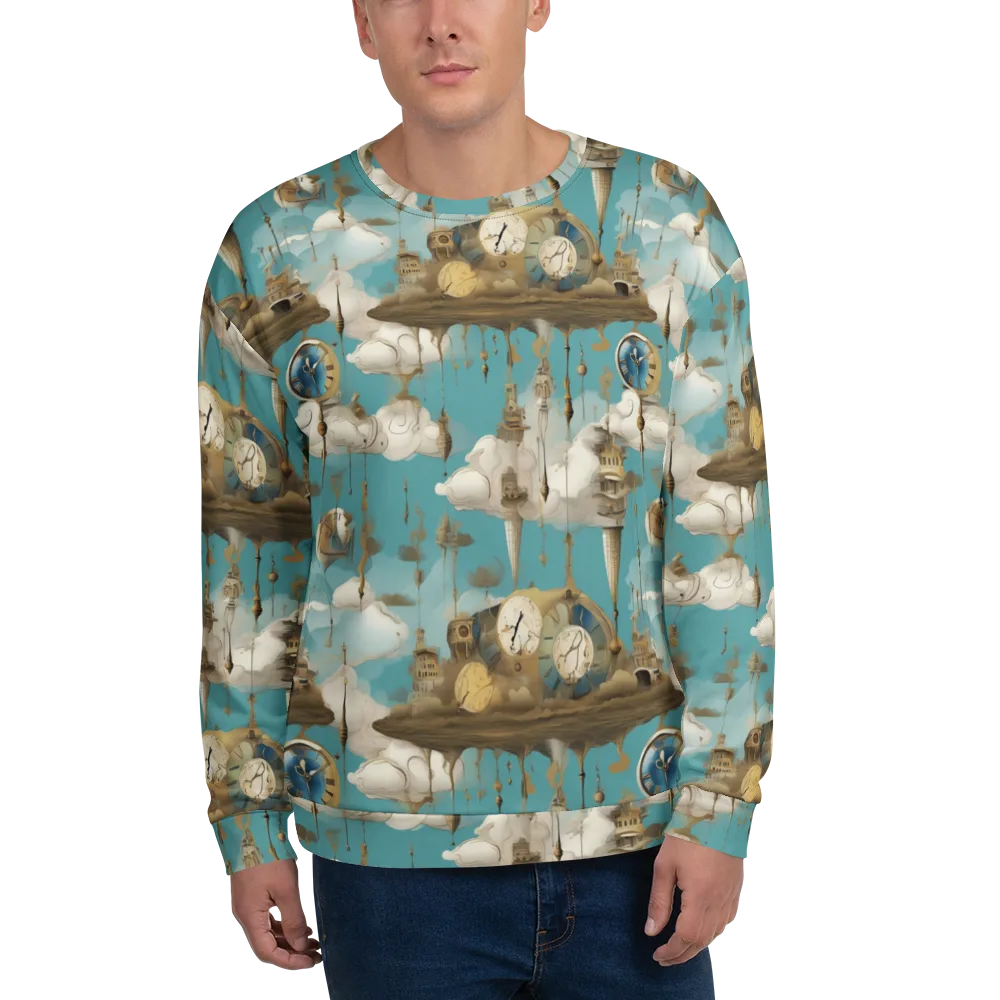 Cloudbound Horology on Sweatshirt — Front