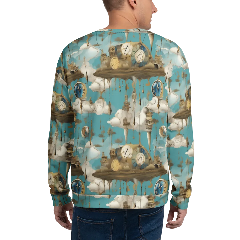 Cloudbound Horology on Sweatshirt — Back