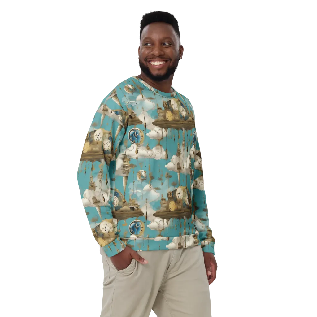 Cloudbound Horology on Sweatshirt — Front