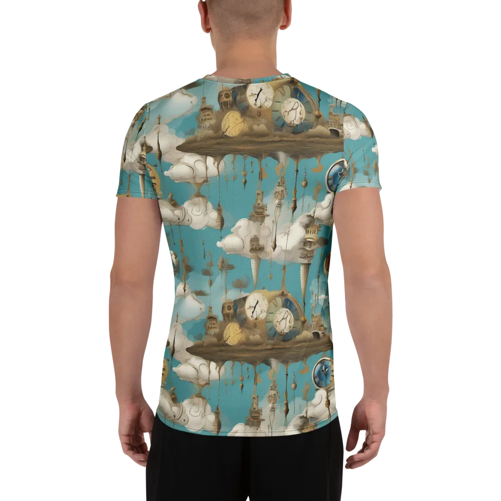 Cloudbound Horology on Men's Athletic T-Shirt — Back