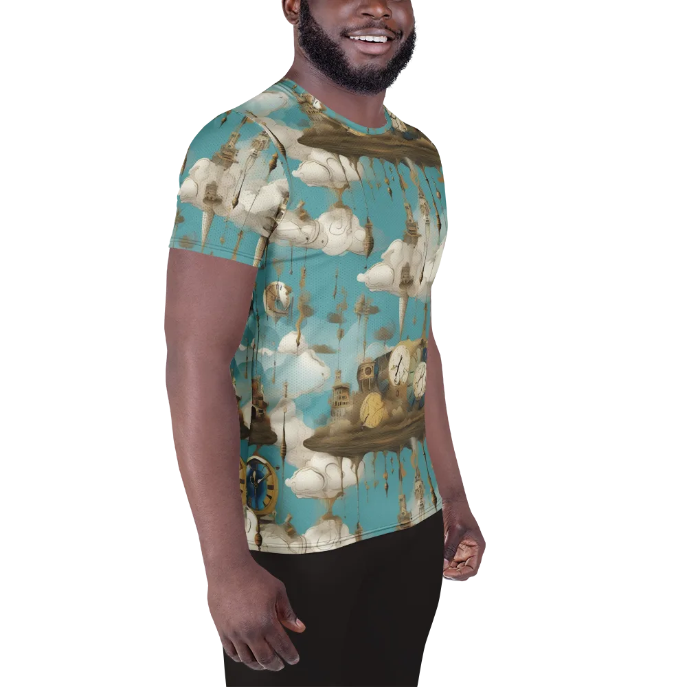 Cloudbound Horology on Men's Athletic T-Shirt — Right