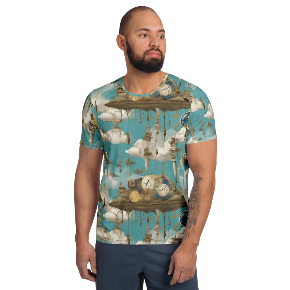 Cloudbound Horology on Men's Athletic T-Shirt — Front