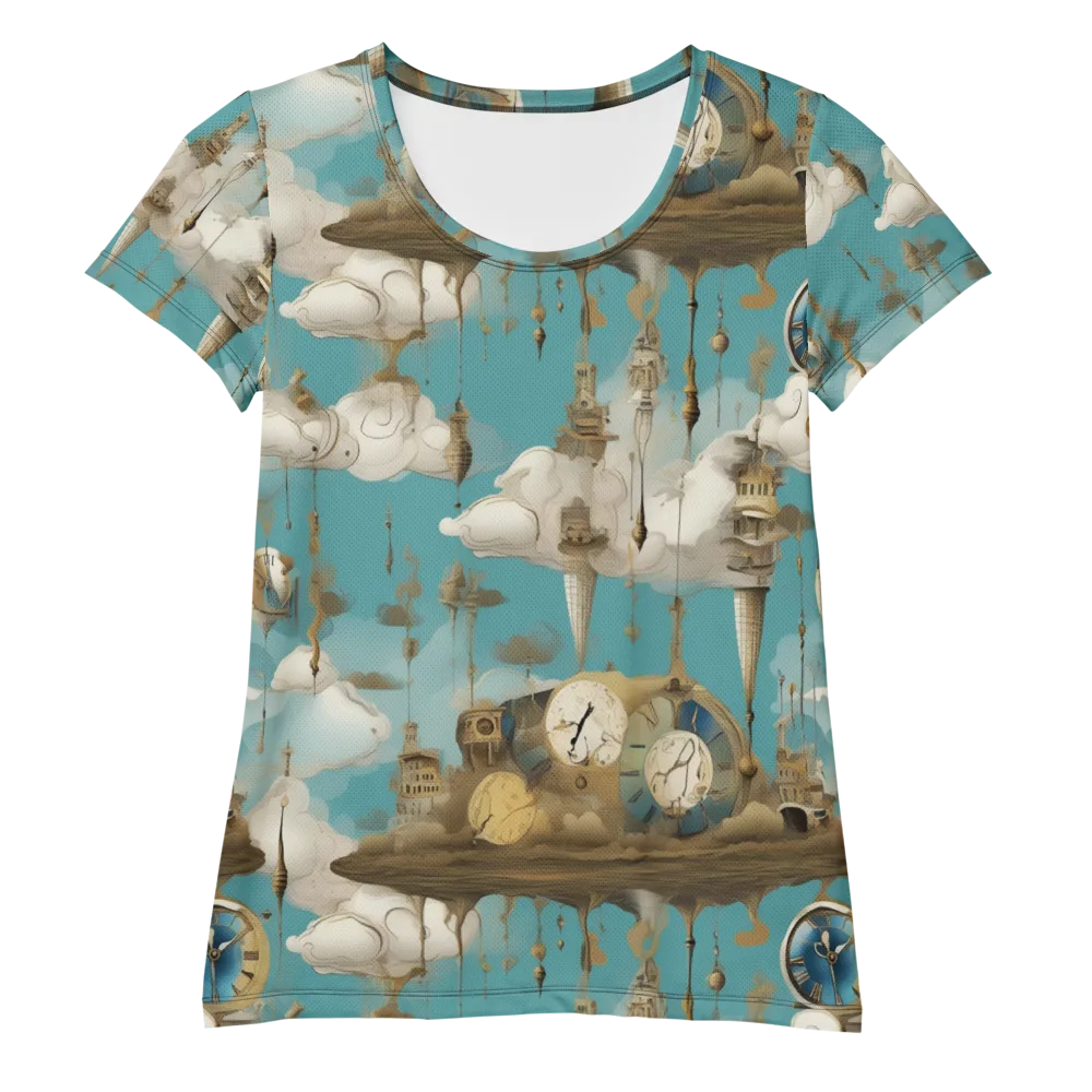 Cloudbound Horology on Women's Athletic T-Shirt — Front