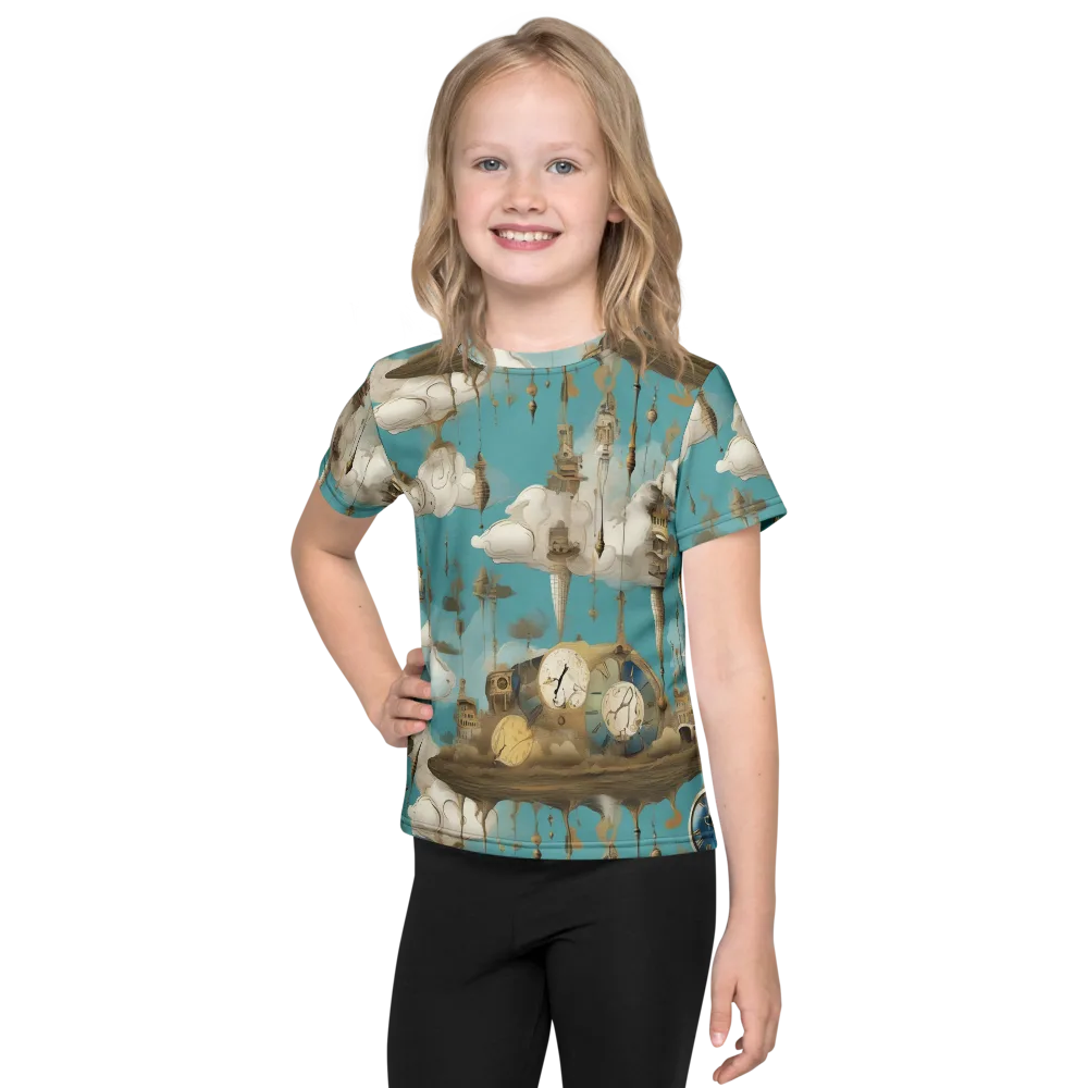 Cloudbound Horology on Kids Crew Neck T-Shirt — Front