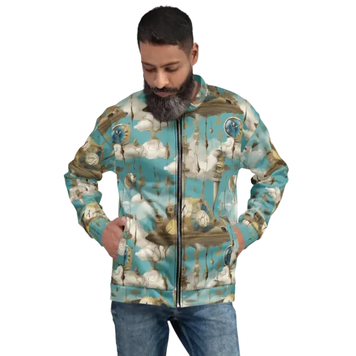 Cloudbound Horology on a Bomber Jacket