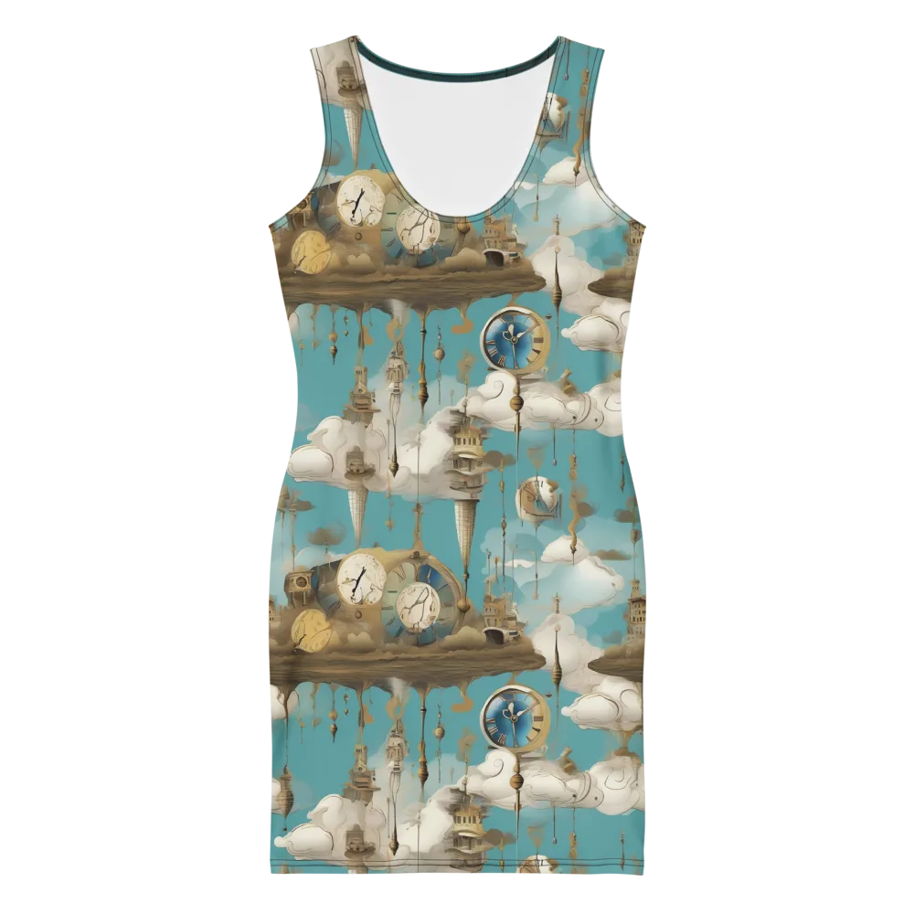 Cloudbound Horology on Bodycon Dress — Front