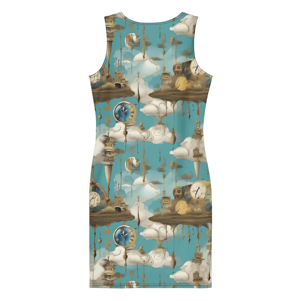 Cloudbound Horology on Bodycon Dress — Back