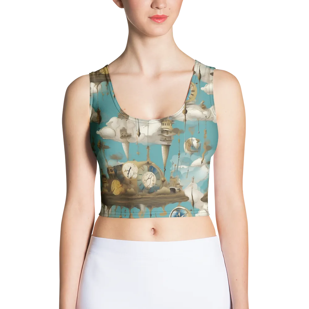 Cloudbound Horology on Crop Top — Front