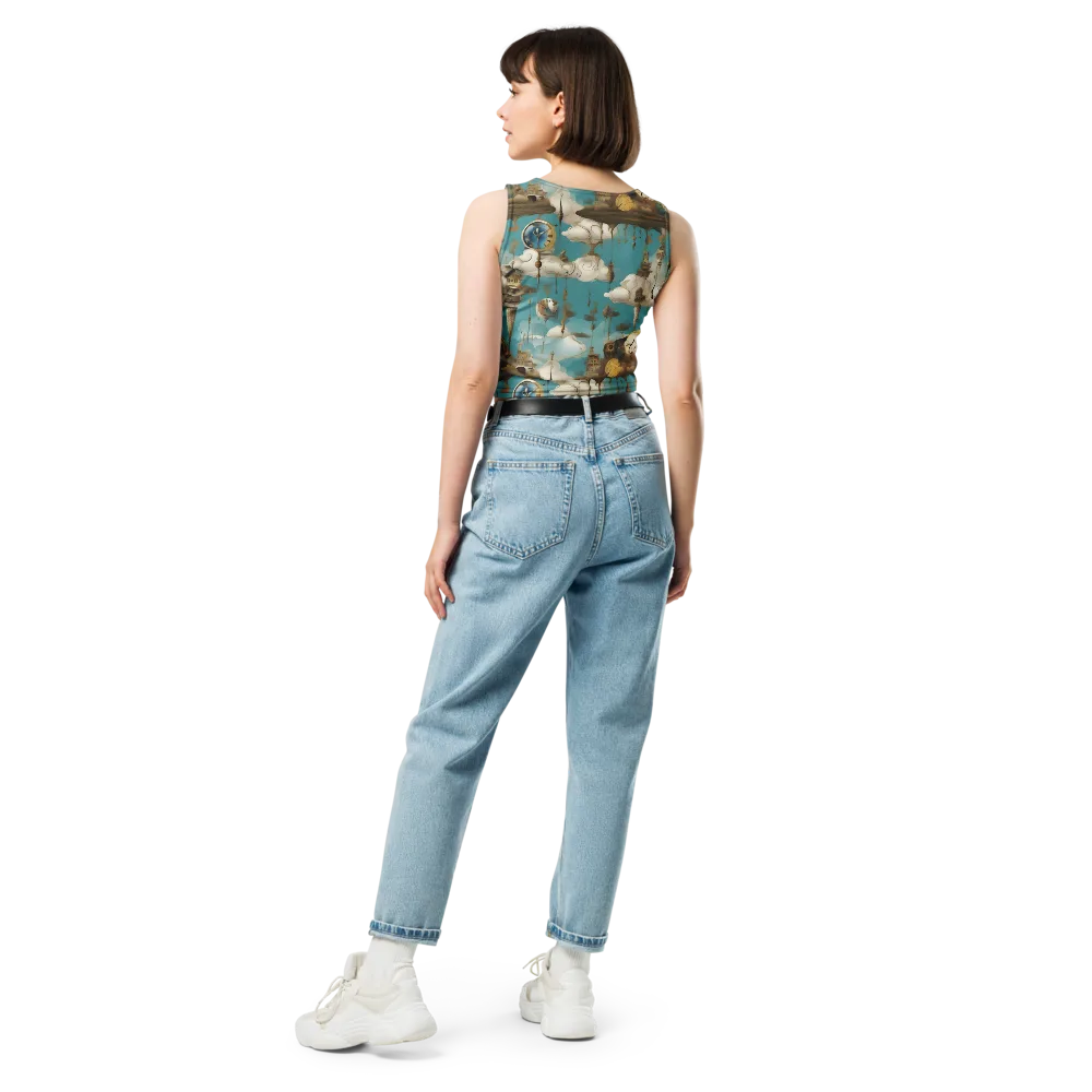 Cloudbound Horology on Crop Top — Back