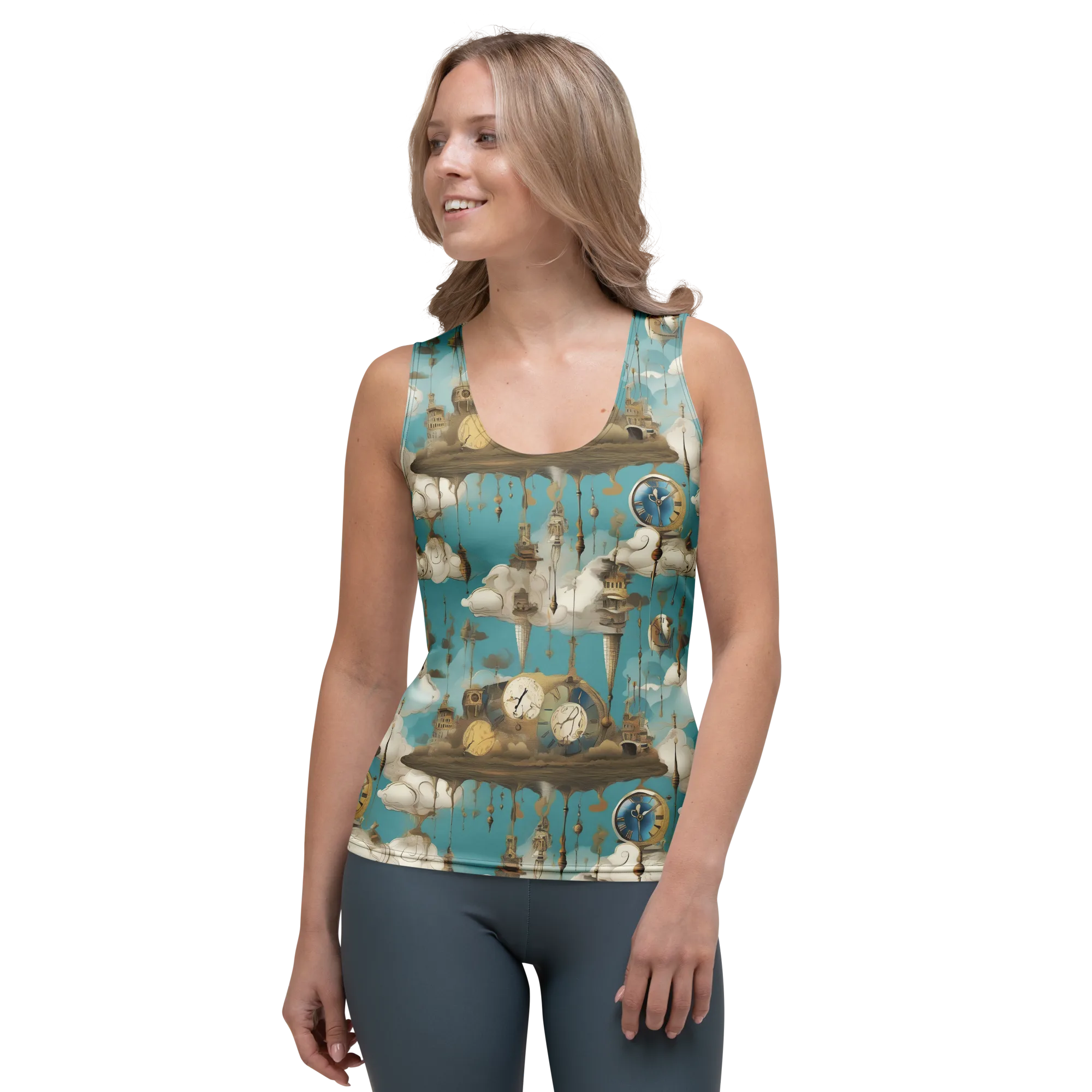 Cloudbound Horology on Women's Tank Top — Front
