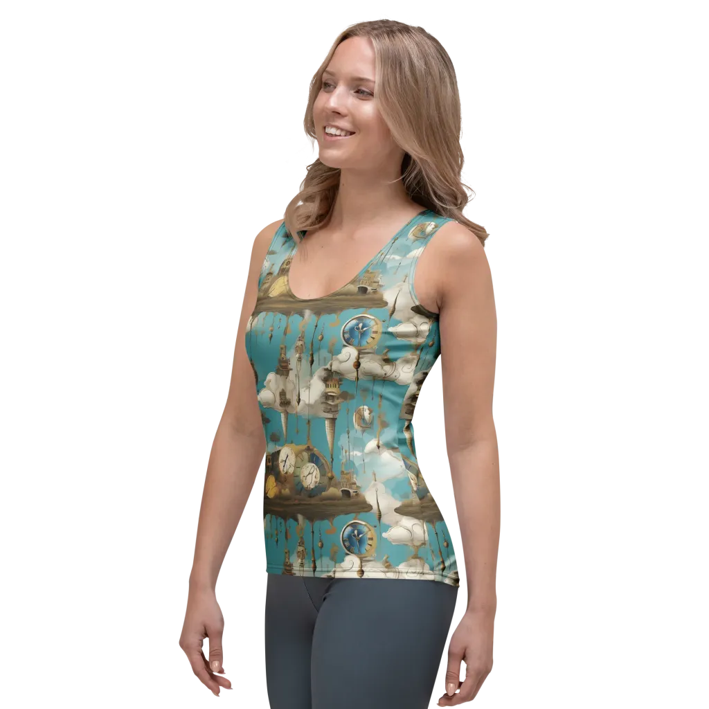 Cloudbound Horology on Women's Tank Top — Left Front