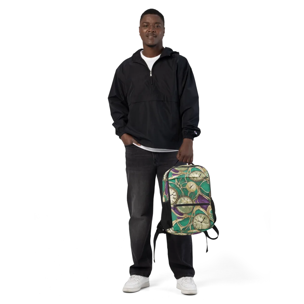 Horological Garden on Utility Backpack — Front