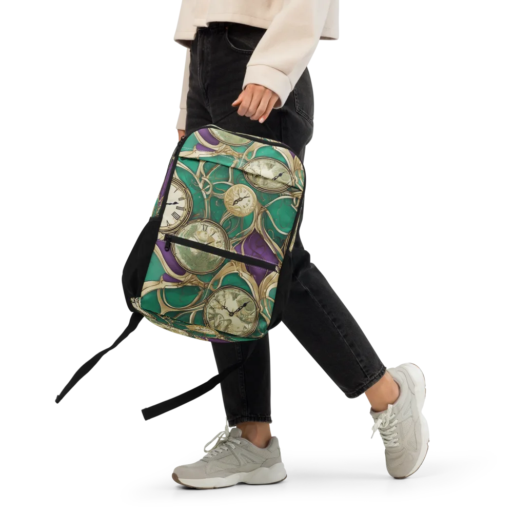 Horological Garden on Utility Backpack — Front