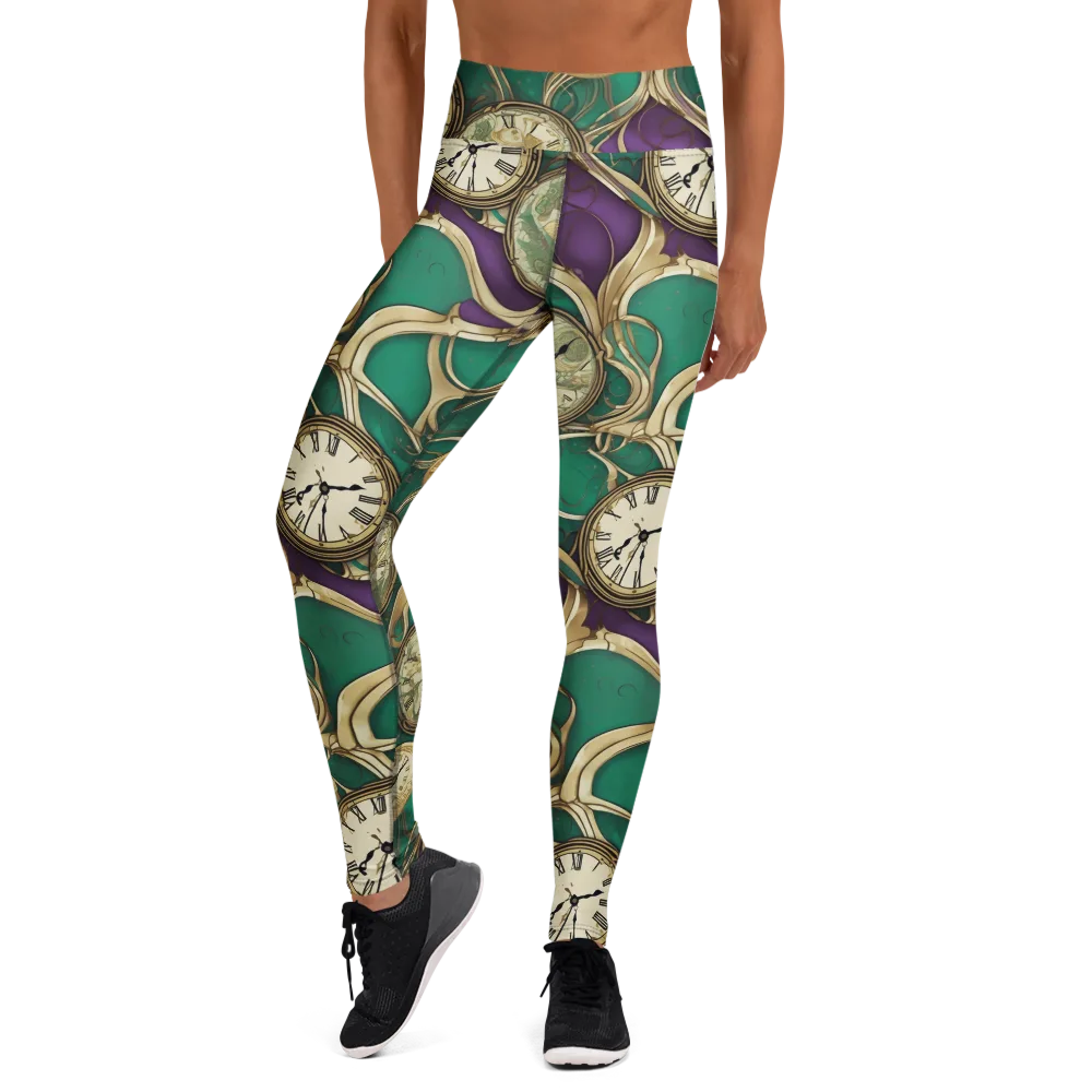 Horological Garden on Yoga Leggings — Front