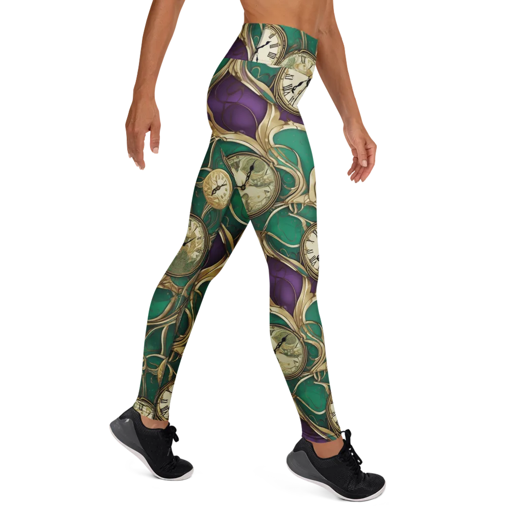 Horological Garden on Yoga Leggings — Right