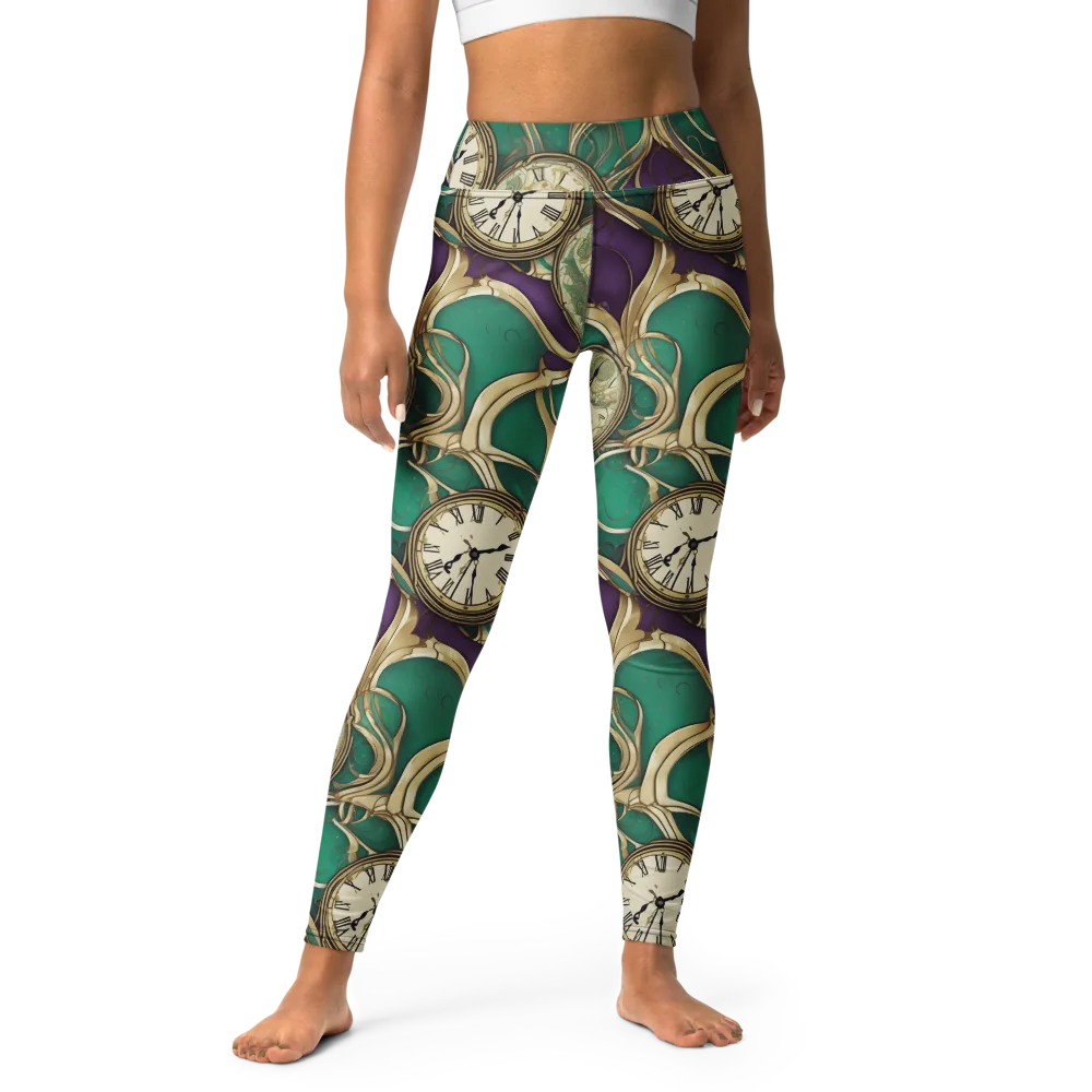 Horological Garden on Yoga Leggings — Front