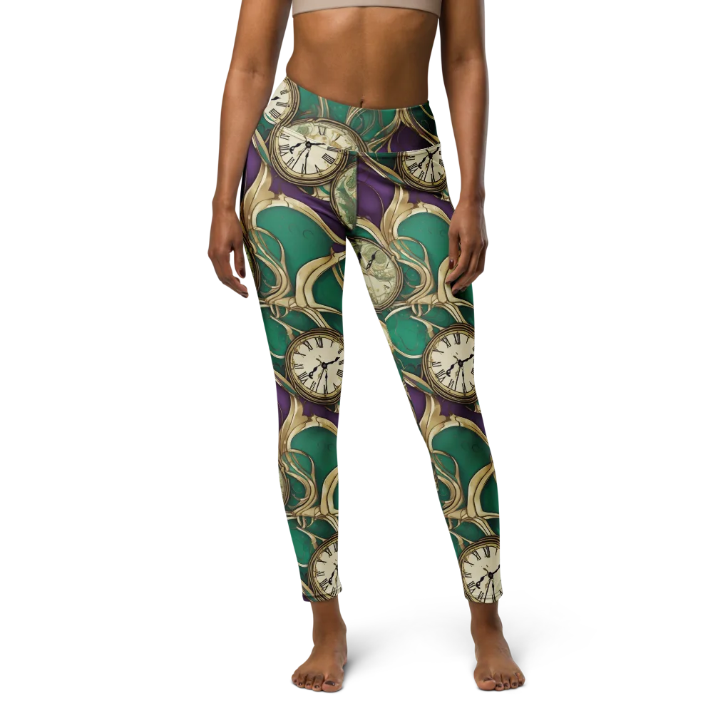 Horological Garden on Yoga Leggings — Front