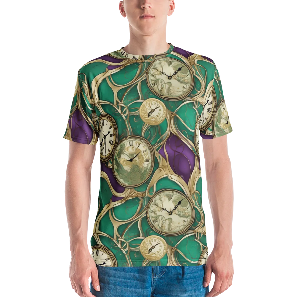 Horological Garden on Men's Crew Neck T-Shirt — Front