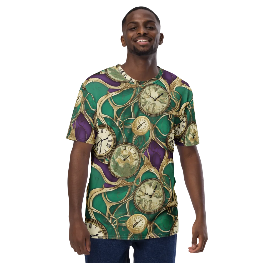Horological Garden on Men's Crew Neck T-Shirt — Front