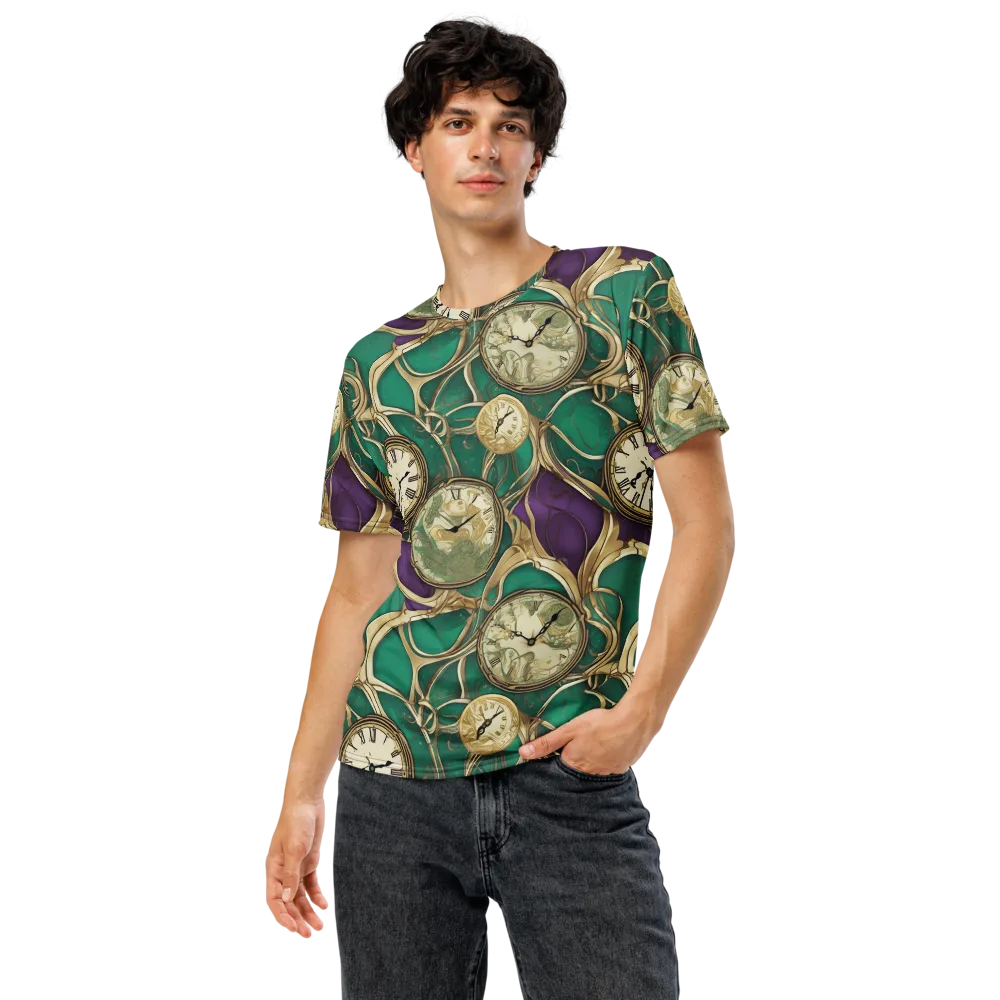 Horological Garden on Men's Crew Neck T-Shirt — Front