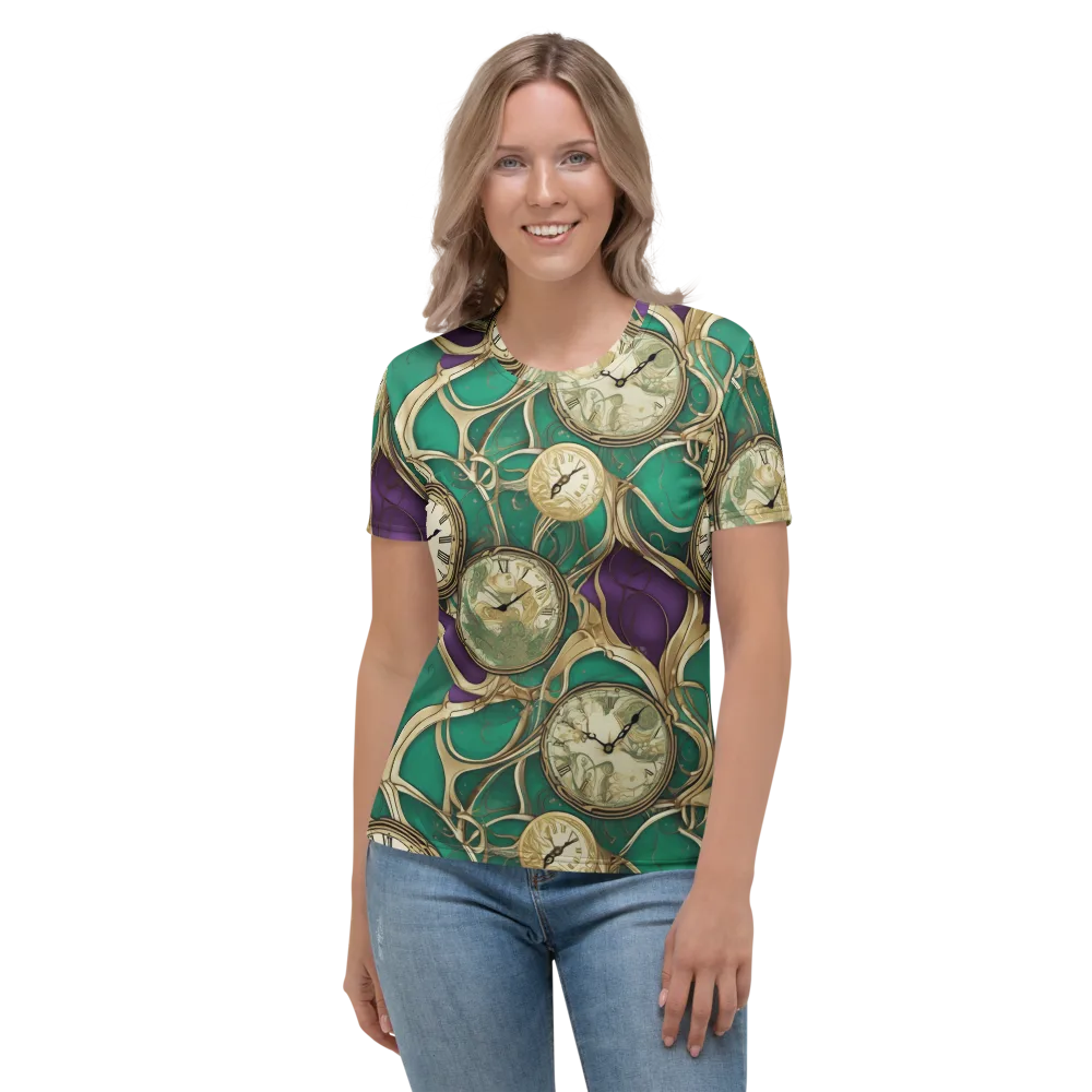 Horological Garden on Women's Crew Neck T-Shirt — Front