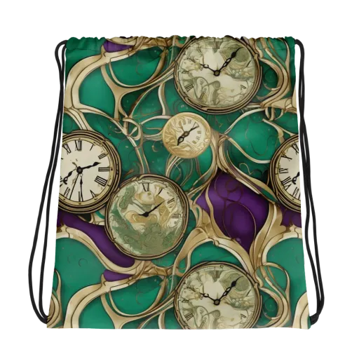 Horological Garden on a Drawstring Bag