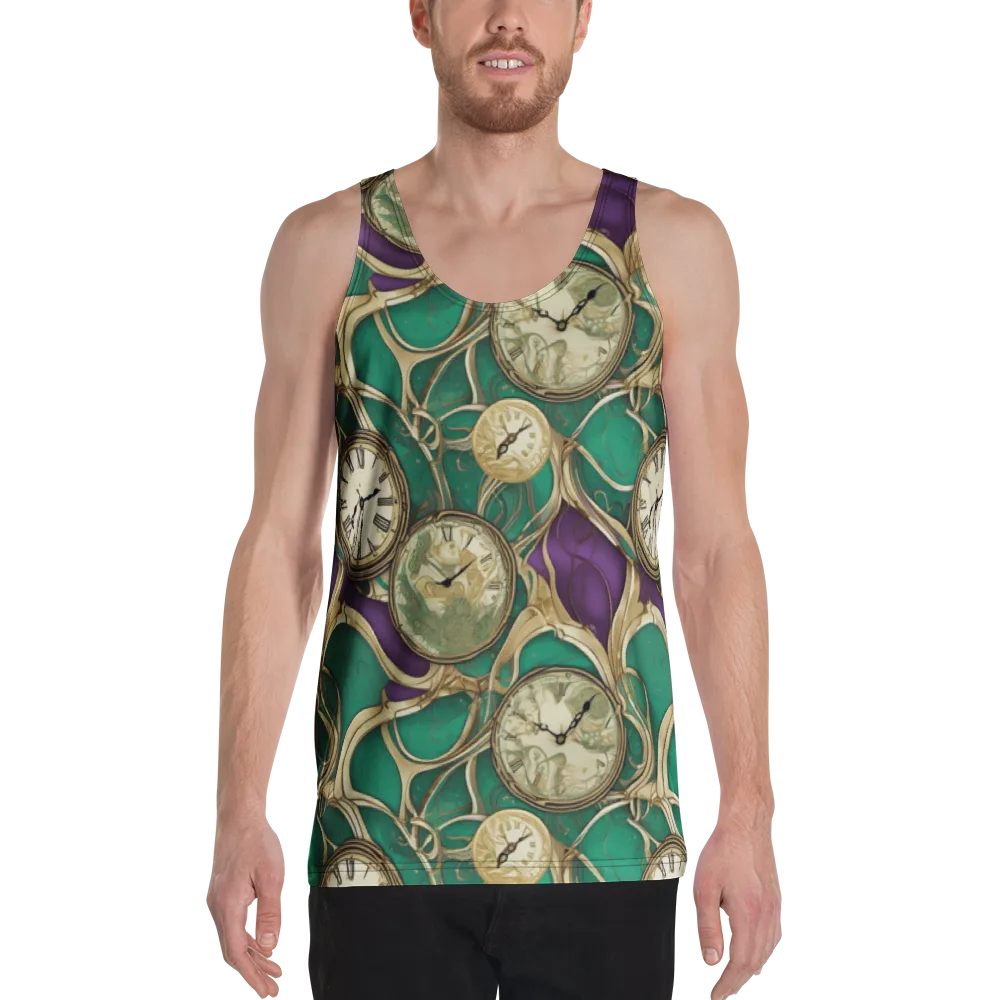 Horological Garden on Men's Tank Top — Front