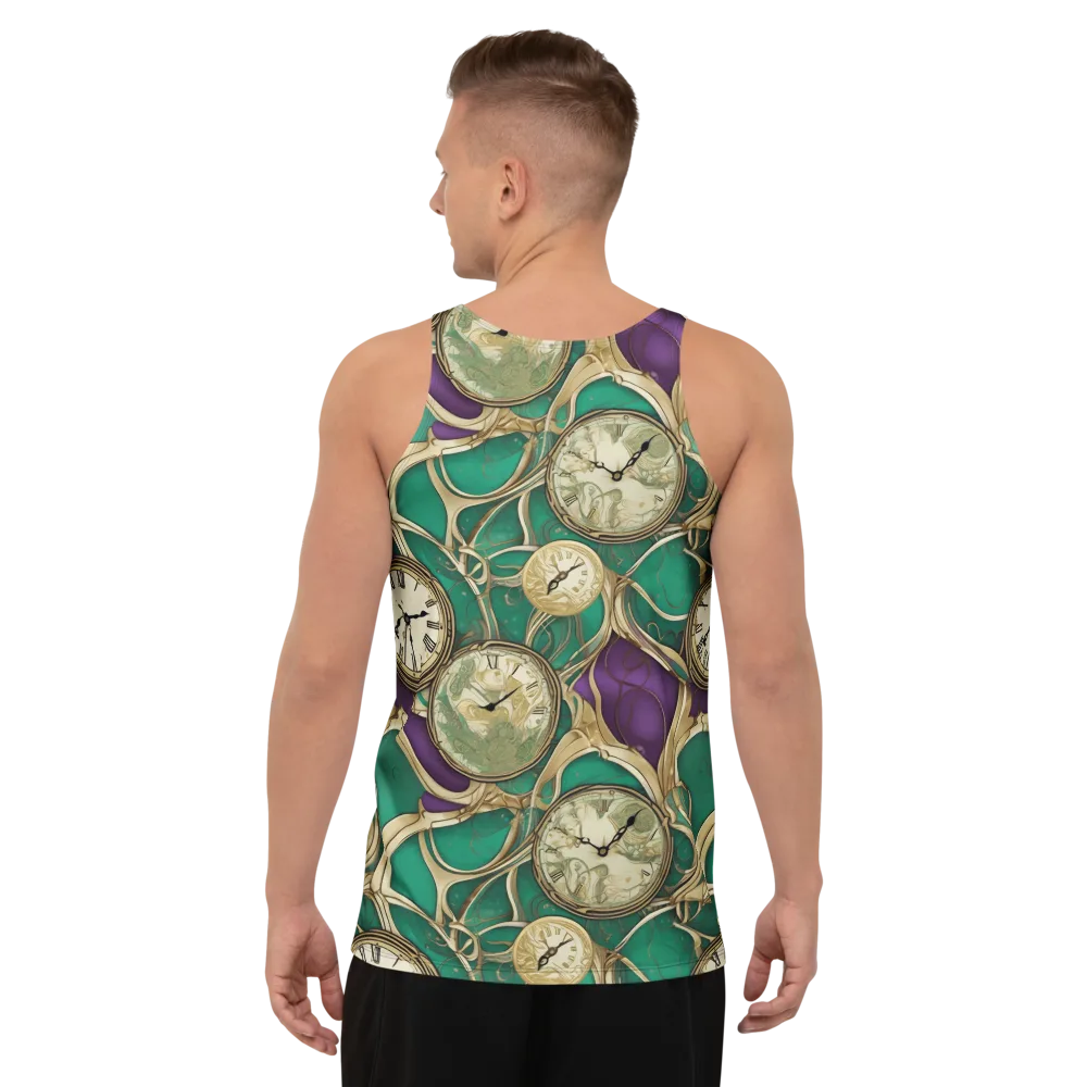 Horological Garden on Men's Tank Top — Back