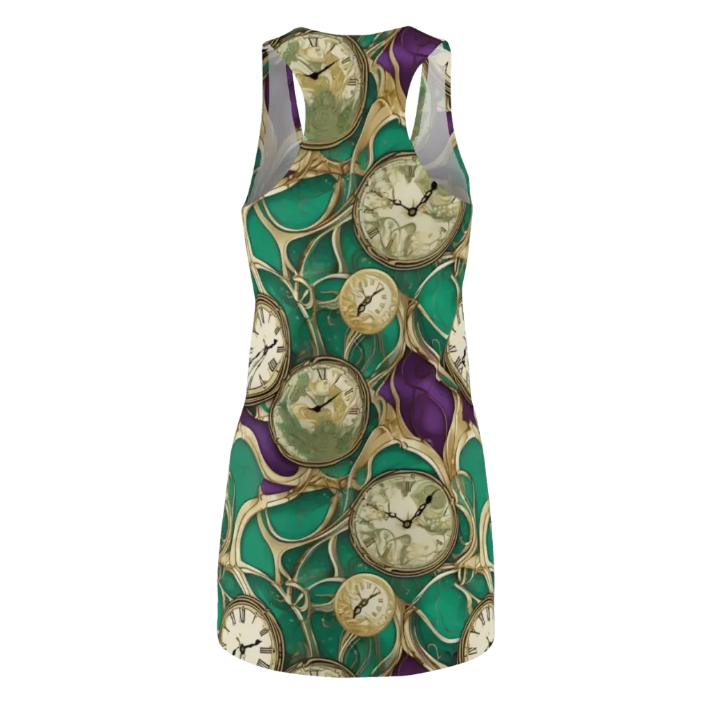 Horological Garden on Racerback Dress — Back