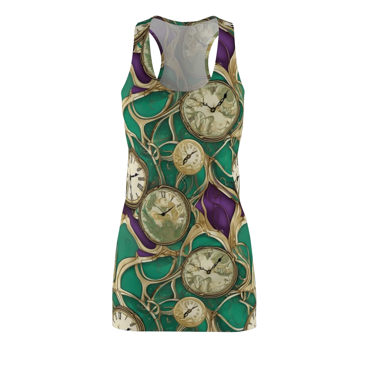 Horological Garden on Racerback Dress — Front