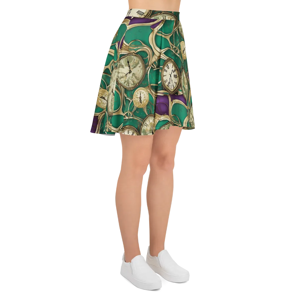 Horological Garden on Skater Skirt — Right