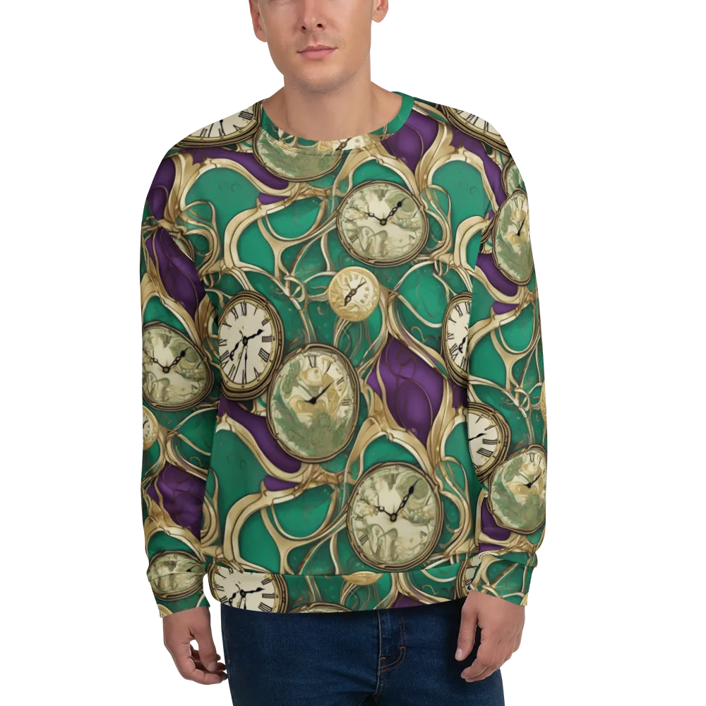 Horological Garden on Sweatshirt — Front