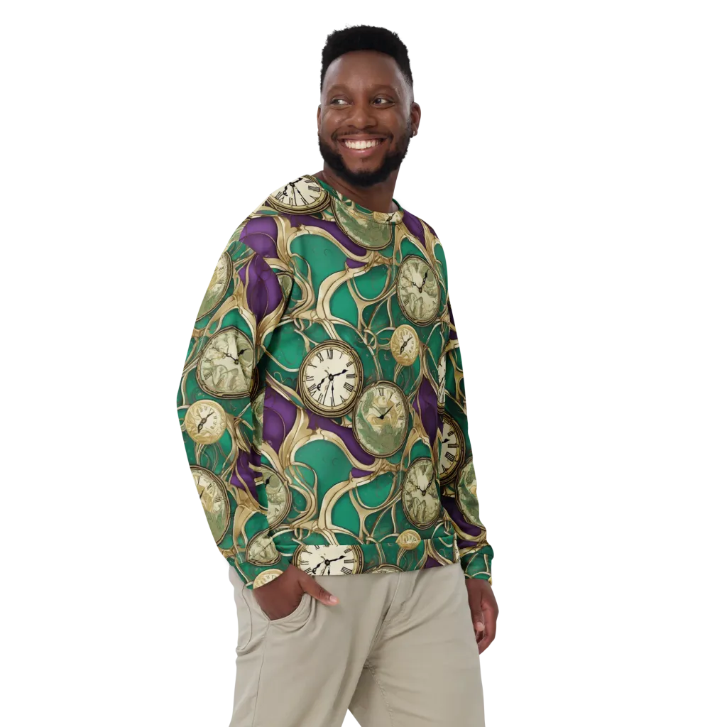 Horological Garden on Sweatshirt — Front