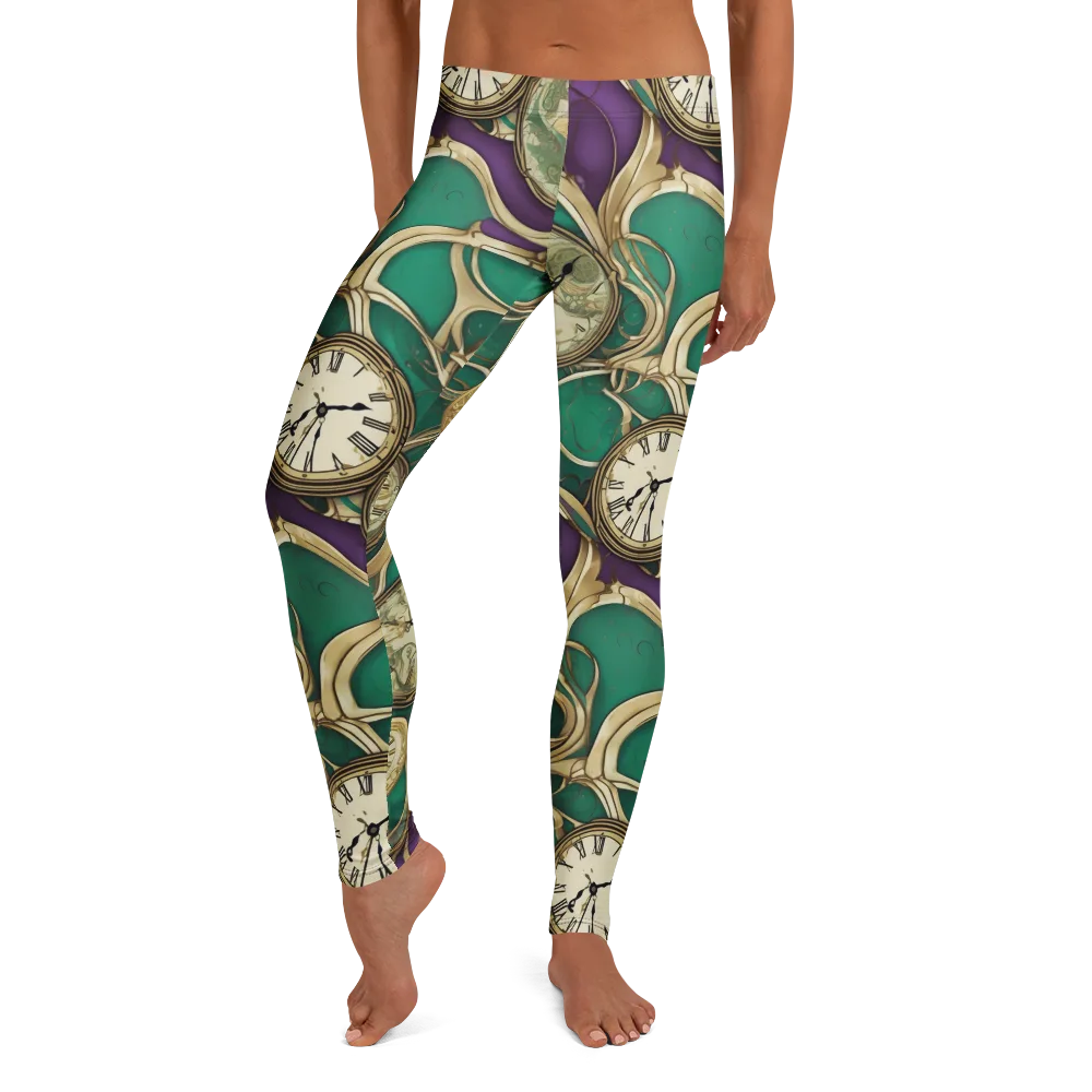 Horological Garden on Leggings — Front