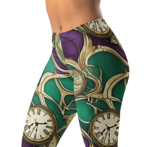 Horological Garden on a Leggings